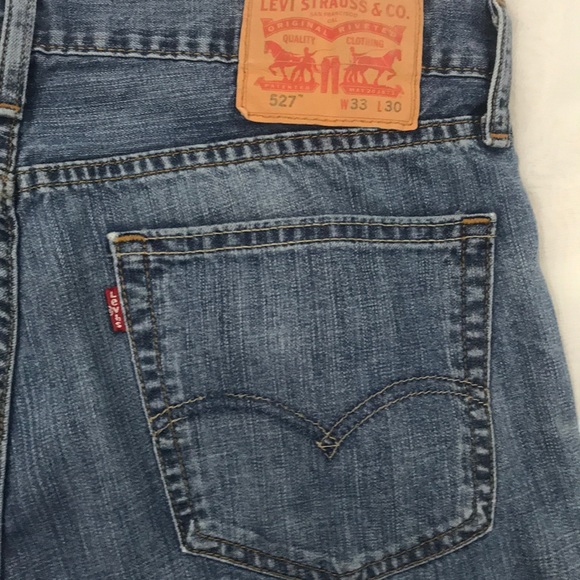 Levi’s 527 red tab jean cutoffs Size 33 - Picture 2 of 8